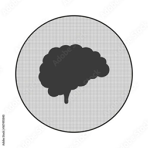 Gitter-Icon Gehirn