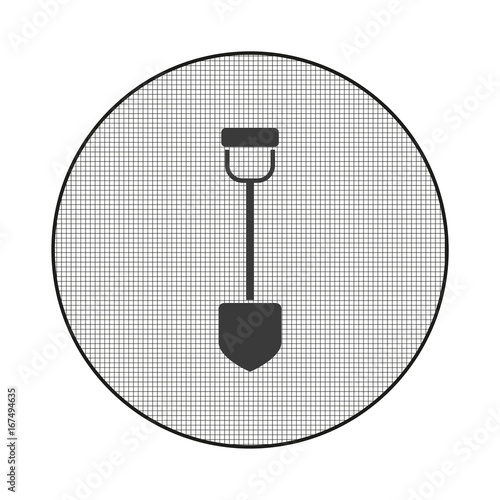 Gitter-Icon Schaufel