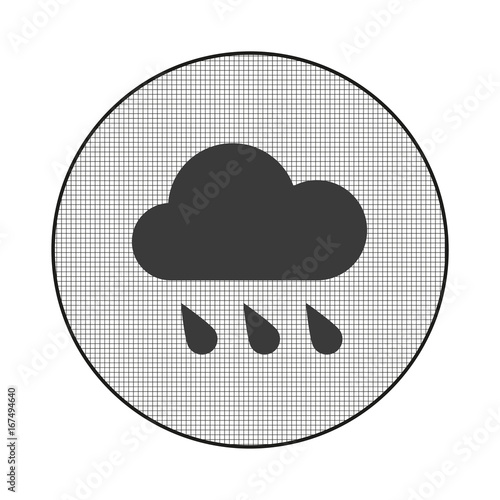 Gitter-Icon Regenwolke