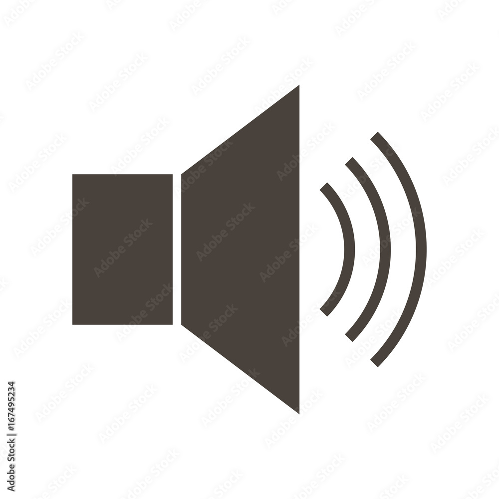 Icon speaker, megaphone. Vector illustration. Icon speaker, megaphone. Vector illustration.
