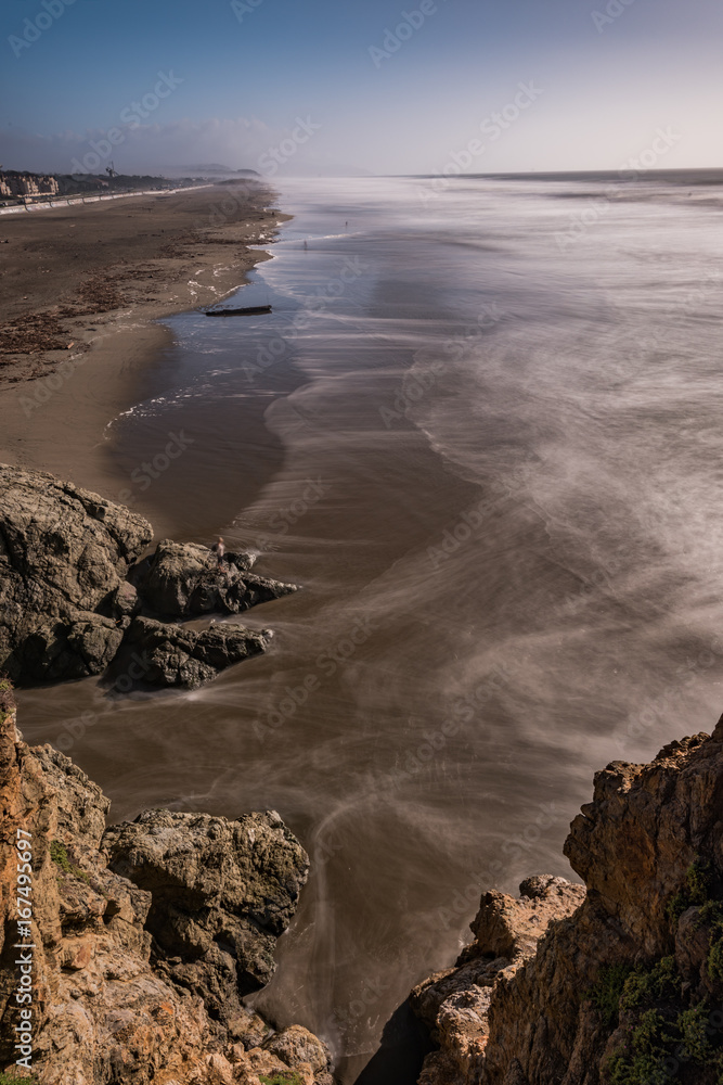 Obraz premium Ocean Beach, San Francisco, a Long Exposure 