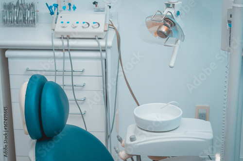 Dental clinic, equipment and instruments