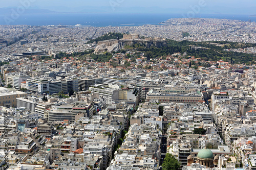 Aerial Shot of Athens Greece