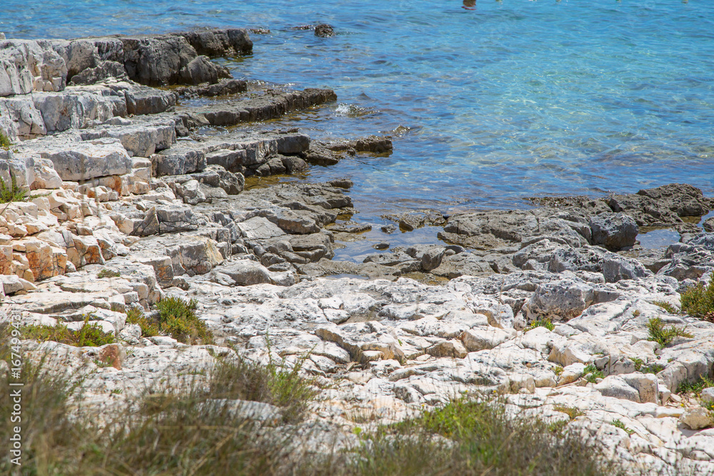 Fototapeta premium Halbinsel Premantura auf Istrien