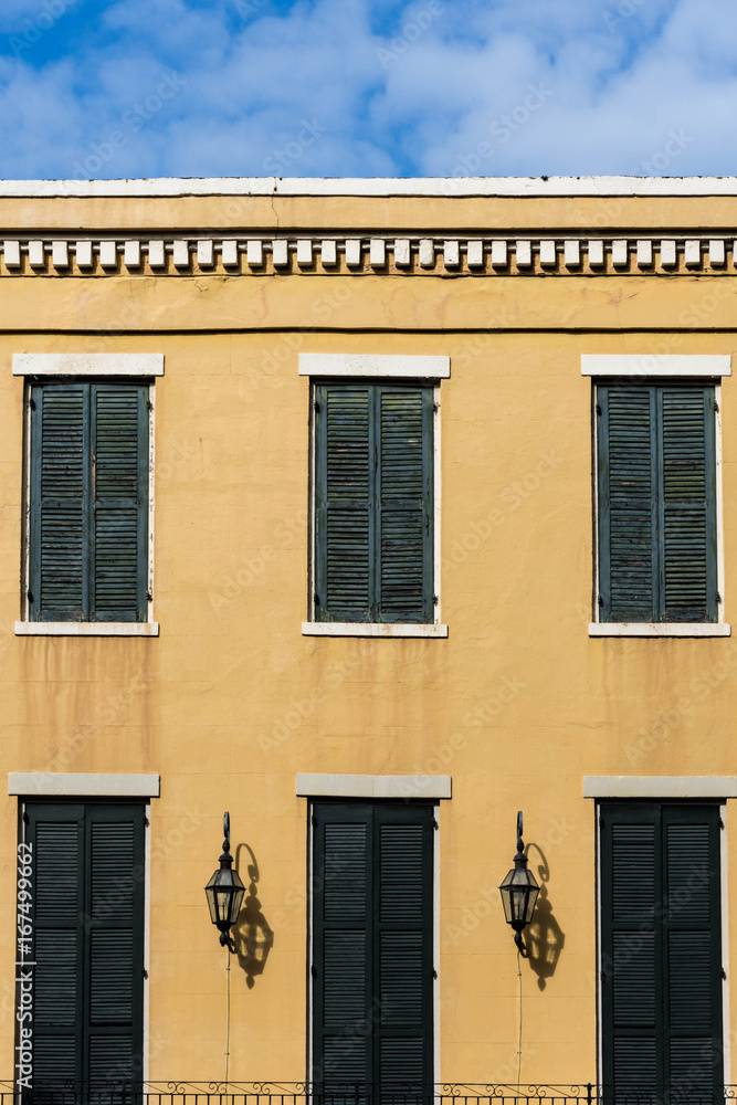 Yellow building