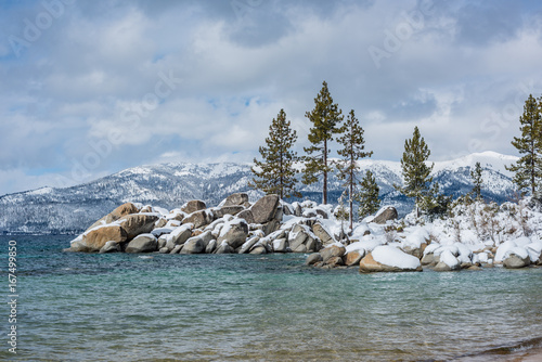 Sandy Beach at Lake Tahoe