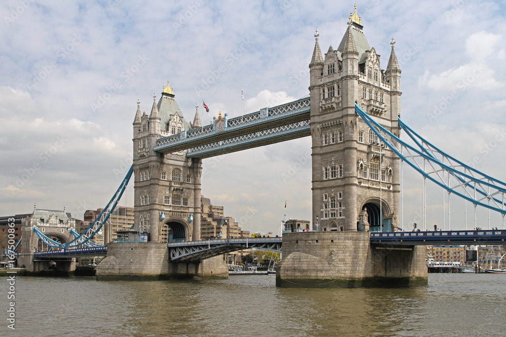 Fototapeta Tower Bridge nad Thames River Londyn UK
