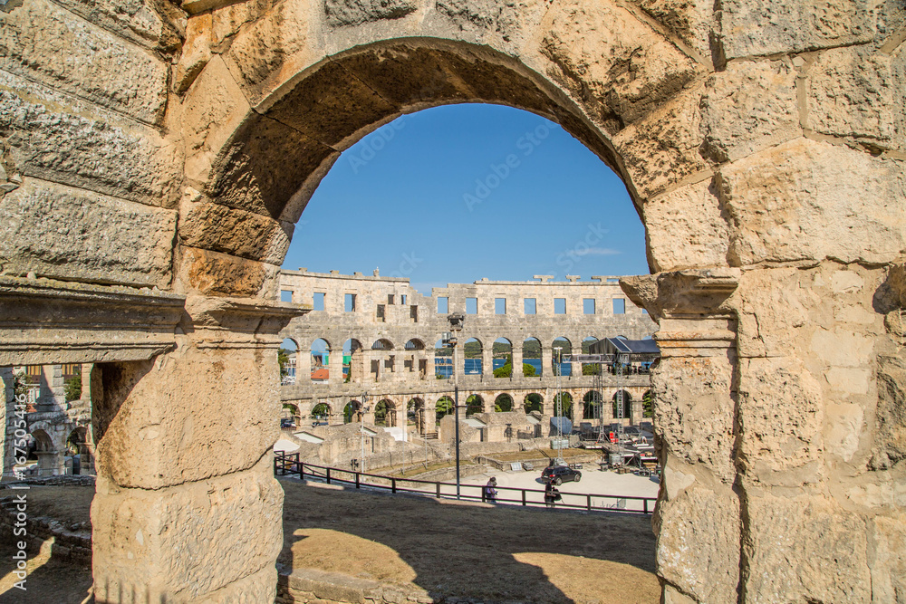 Fototapeta premium Amphitheater Arena von Pula