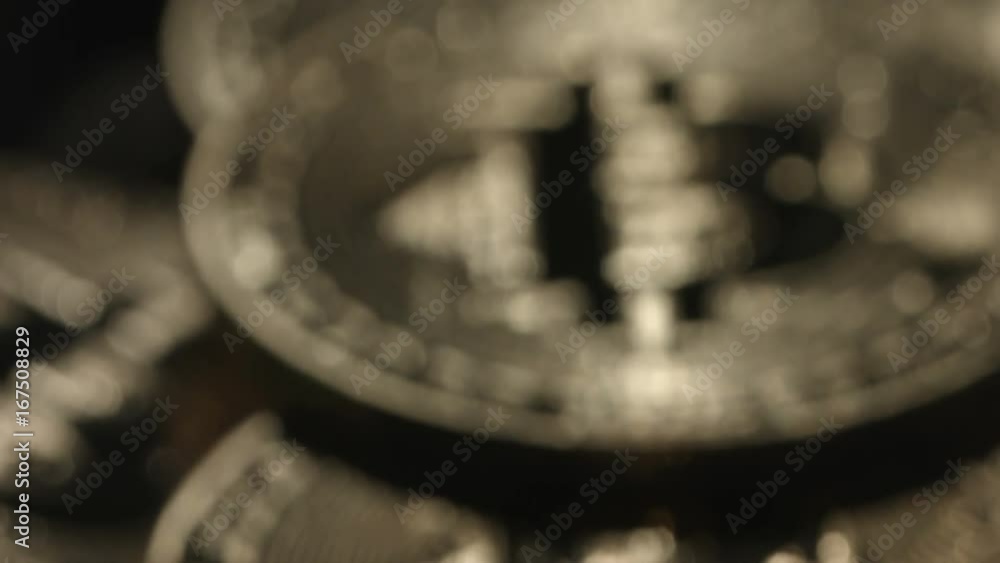 Golden bitcoin coin Golden bitcoin coin