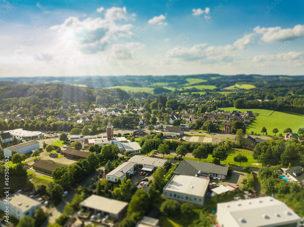 Aerial view of Gummersbach - Windhagen-Kotthausen