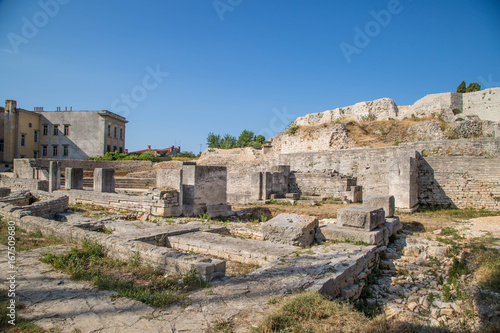 Altstadt und Sehenswürdigkeiten von Pula, Istrien, Kroatien