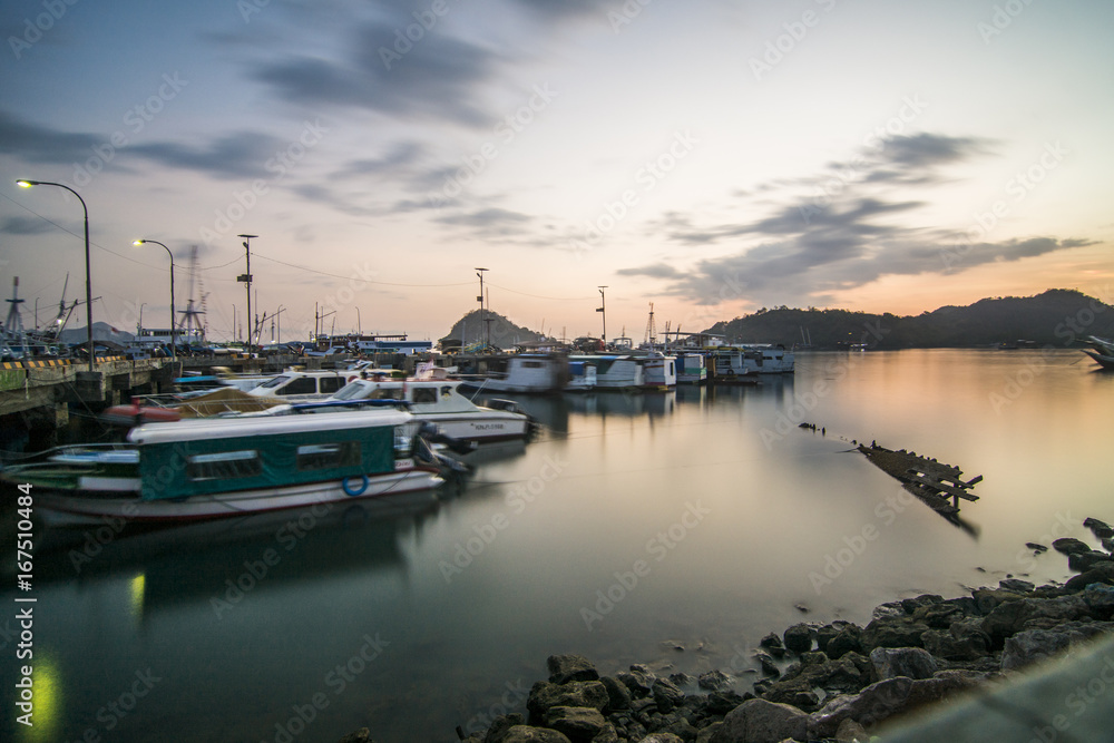 sunset marina