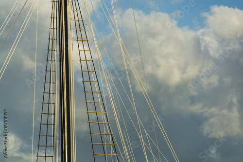 Wallpaper Mural ship ropes Torontodigital.ca