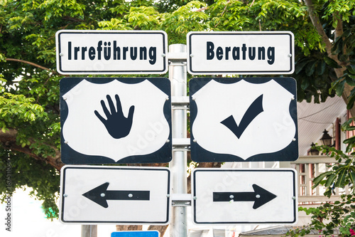 Schild 268 - Beratung