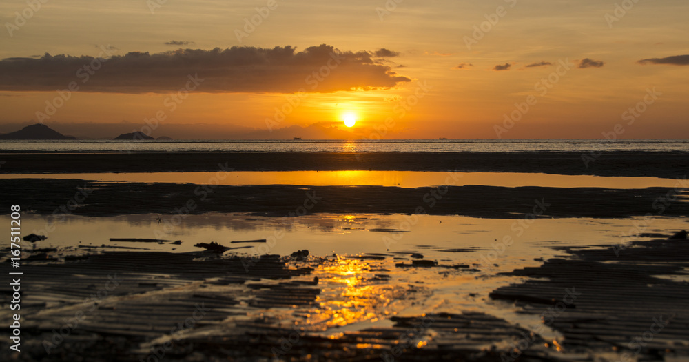 Obraz premium beach sunset