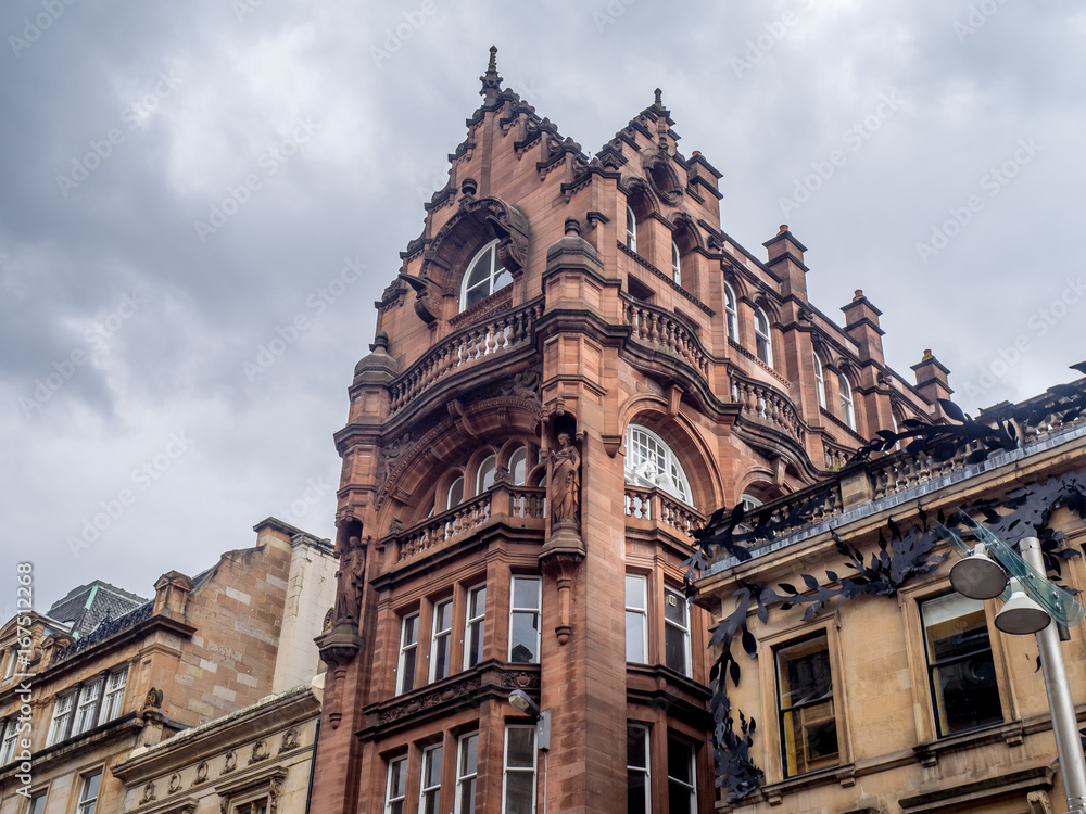 Victorian architecture in the heart of old Glasgow. 