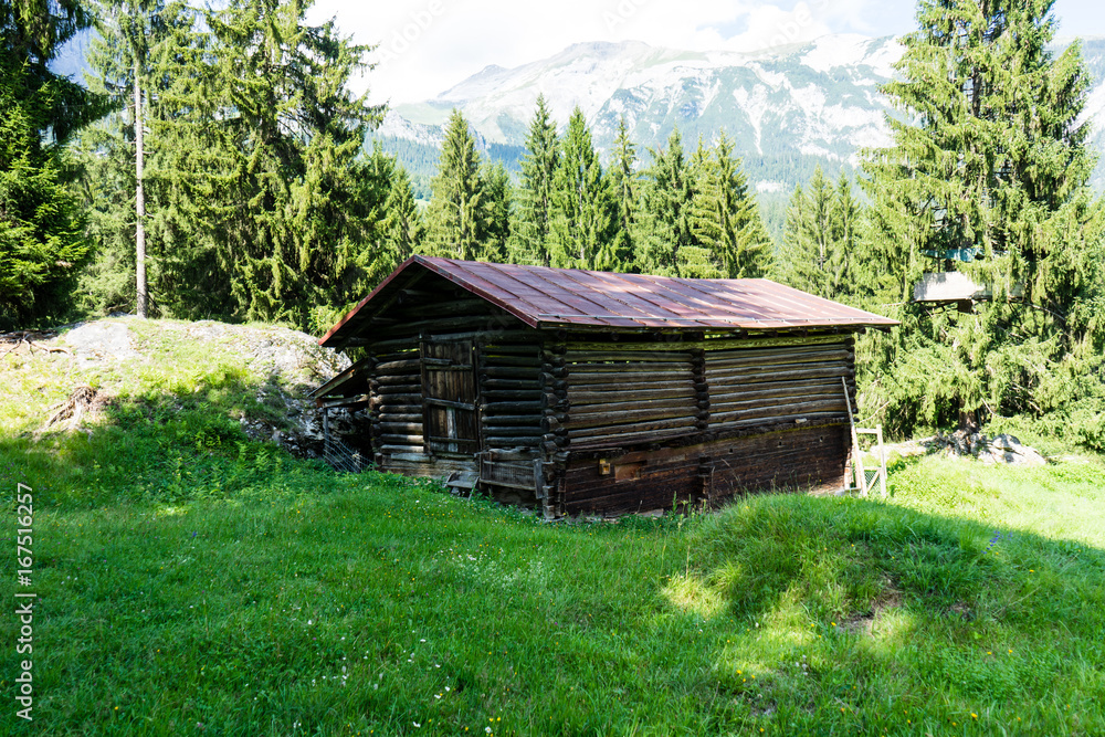barn in the mountains wit panoramic view barn in the mountains wit panoramic view