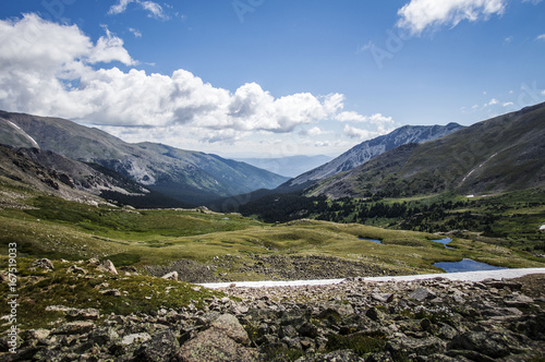 Green Summer Mountain Landscape