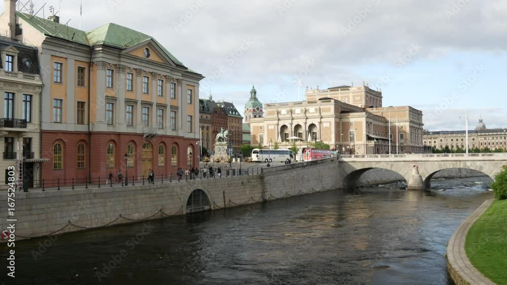 View from the Bridge Riksbron in Stockholm Sweden View from the Bridge Riksbron in Stockholm Sweden