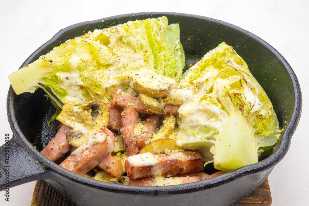 焼きレタスのシーザーサラダ 焼きレタスのシーザーサラダ