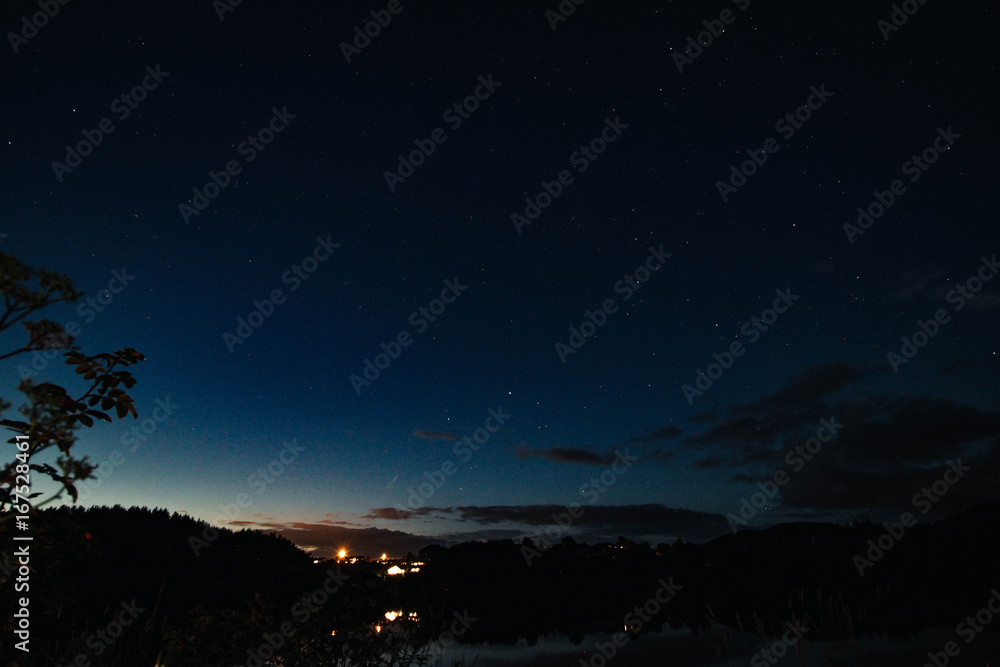 Naklejka premium Night sky