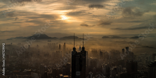 Photography Sunrise of Shenzhen