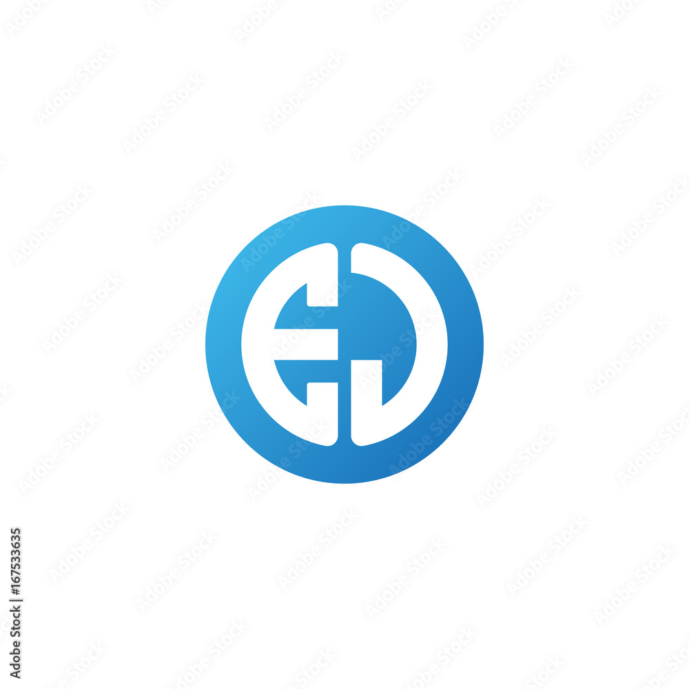 Initial letter EJ, rounded letter circle logo, modern gradient blue color
Initial letter EJ, rounded letter circle logo, modern gradient blue color