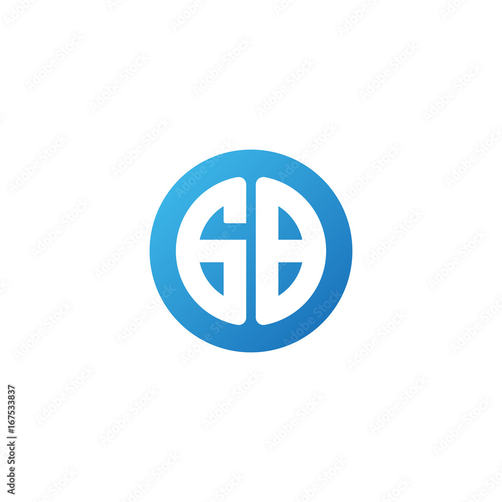 Initial letter GB, rounded letter circle logo, modern gradient blue color
Initial letter GB, rounded letter circle logo, modern gradient blue color