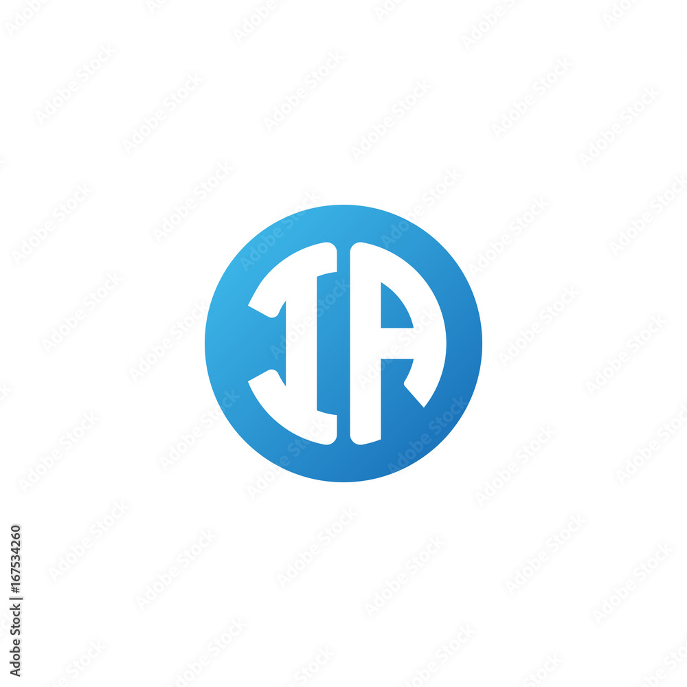 Initial letter IA, rounded letter circle logo, modern gradient blue color
Initial letter IA, rounded letter circle logo, modern gradient blue color