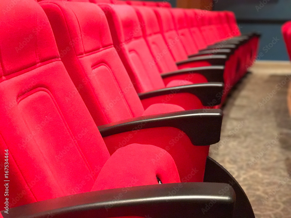 Obraz premium red seat in concert hall