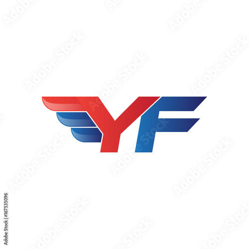 Free Download fast initial letter logo vector wing - GFXLoad