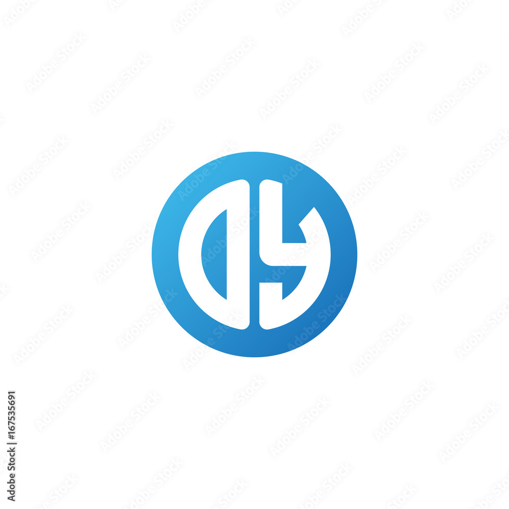 Initial letter OY, rounded letter circle logo, modern gradient blue color
Initial letter OY, rounded letter circle logo, modern gradient blue color