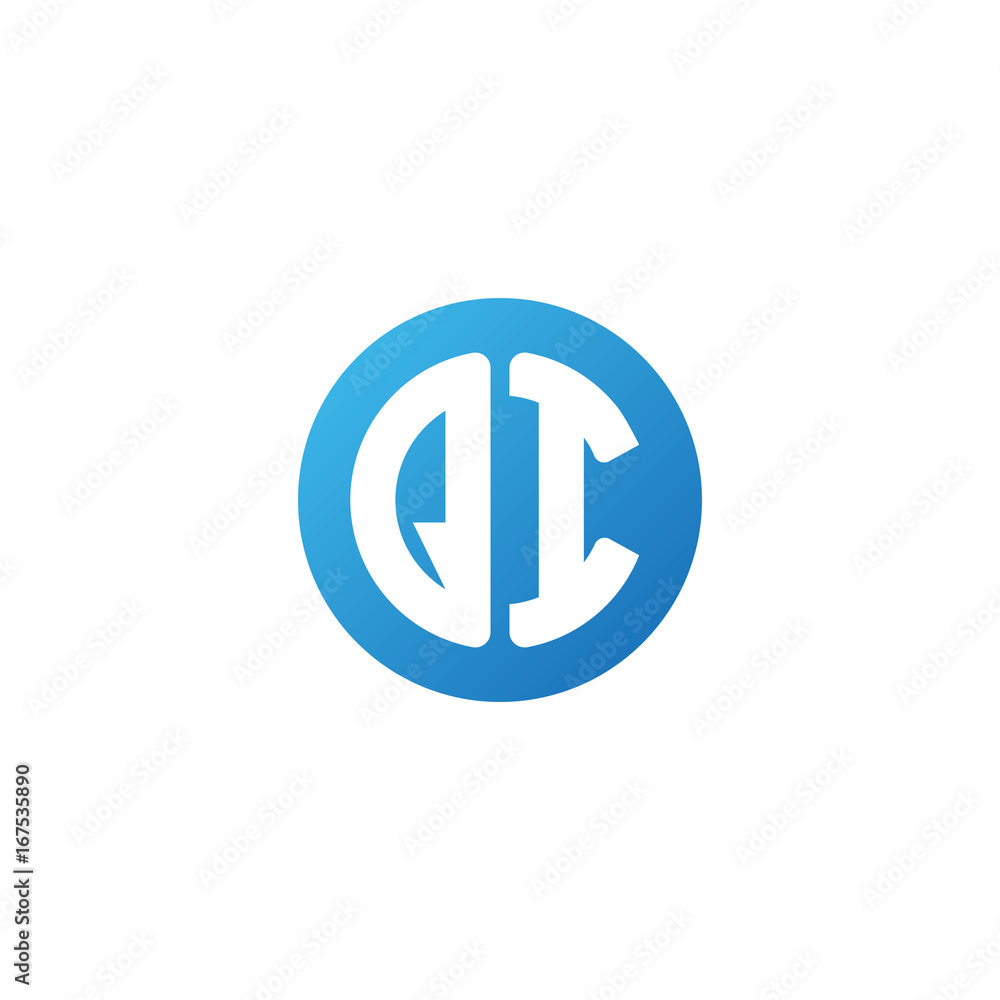 Initial letter QI, rounded letter circle logo, modern gradient blue color
Initial letter QI, rounded letter circle logo, modern gradient blue color