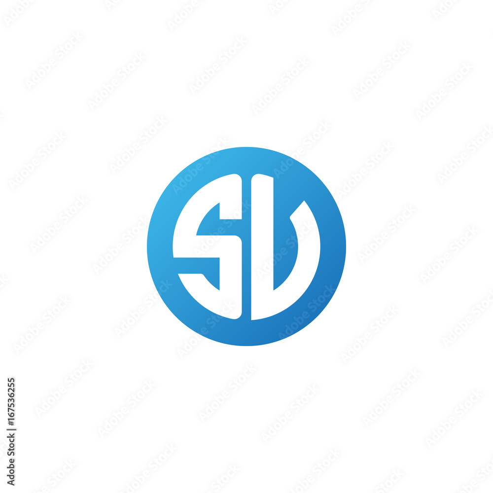 Initial letter SV, rounded letter circle logo, modern gradient blue color
Initial letter SV, rounded letter circle logo, modern gradient blue color
