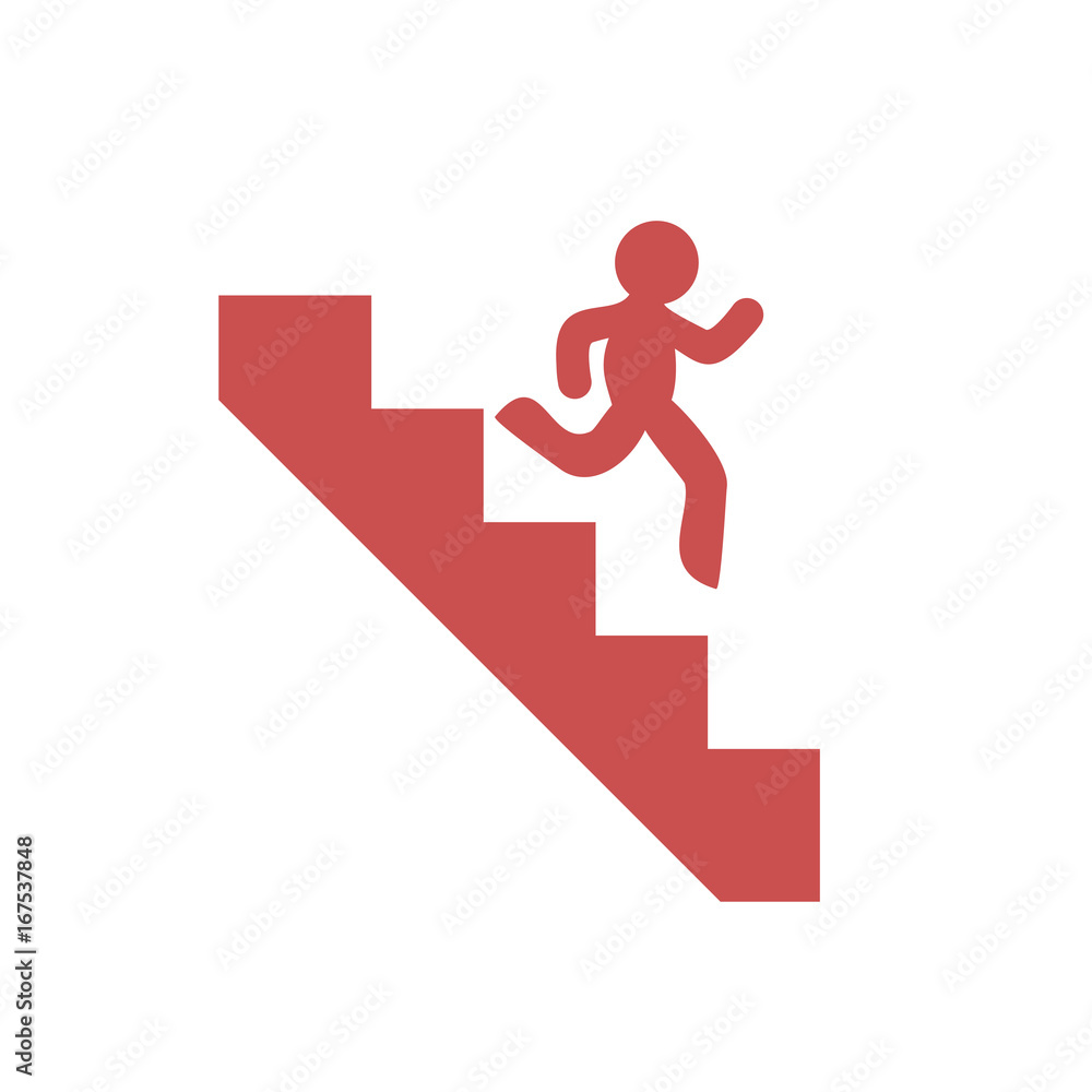 going down stairs symbol going down stairs symbol