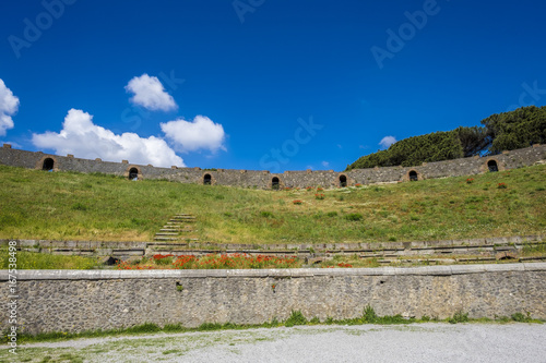 Ruins of Ancient Roman City of Pompeiii photo