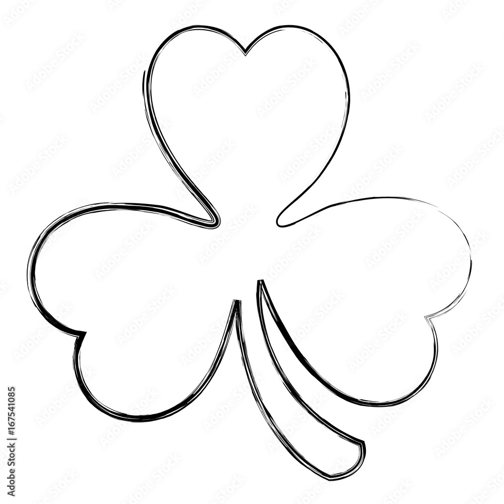 saint patrick clover icon vector illustration design saint patrick clover icon vector illustration design