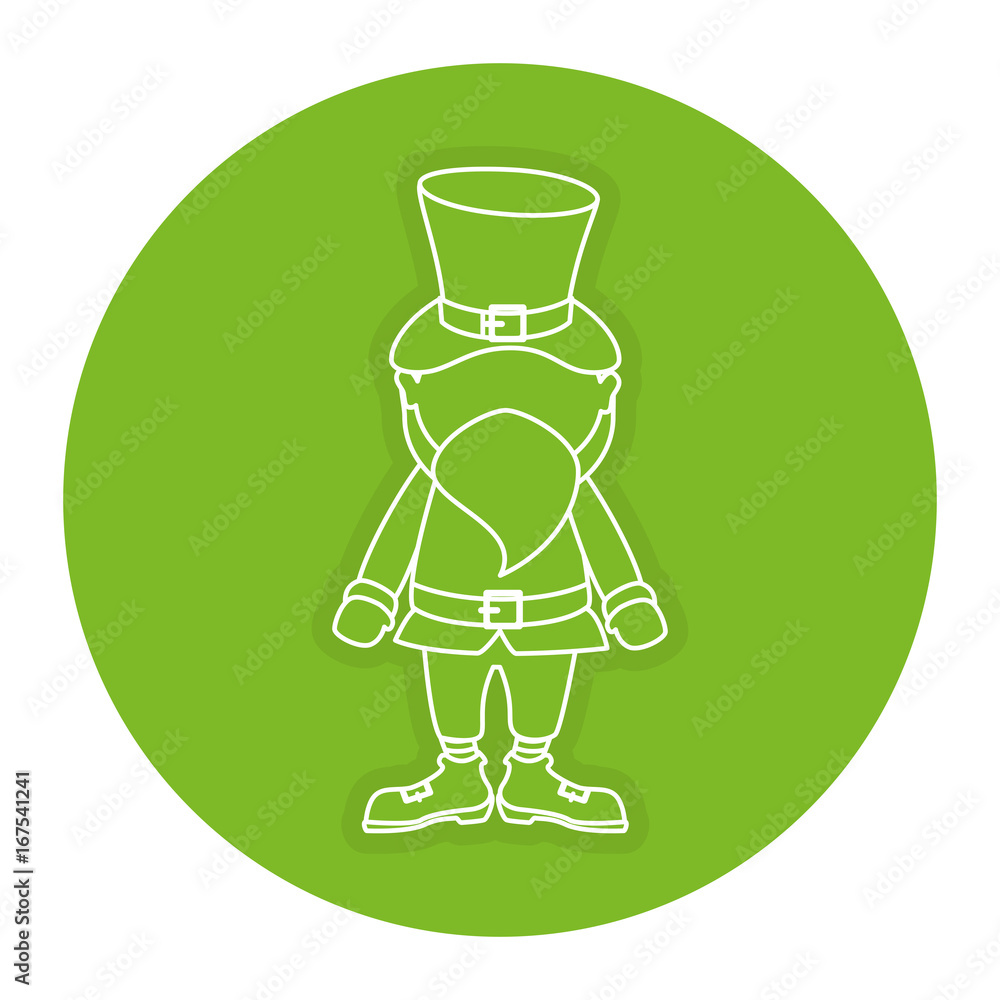 leprechaun avatar character icon vector illustration design leprechaun avatar character icon vector illustration design