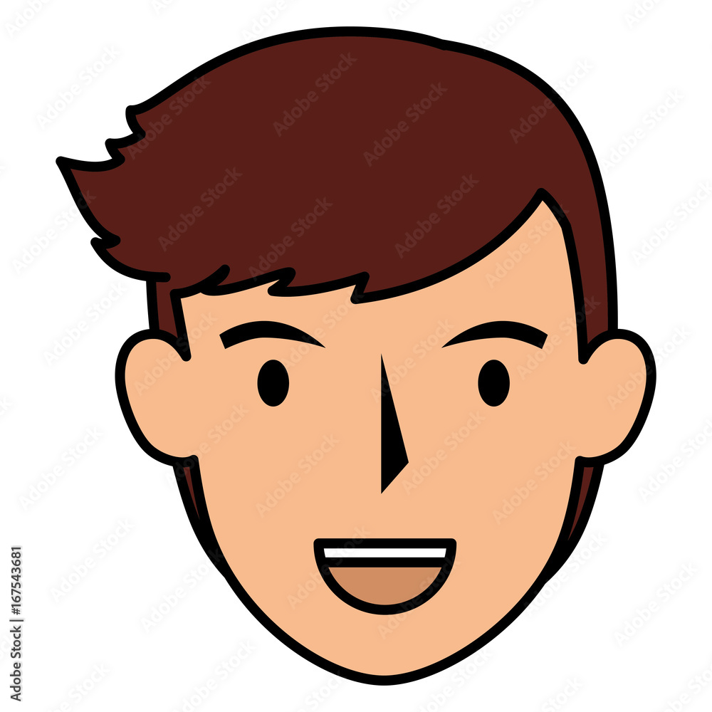 young man head avatar character vector illustration design young man head avatar character vector illustration design