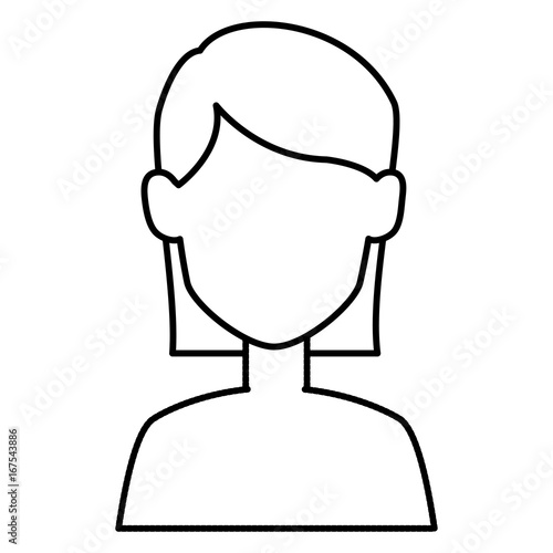 Wallpaper Mural beautiful woman shirtless avatar character vector illustration design Torontodigital.ca