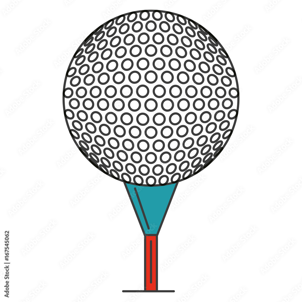 golf ball isolated icon vector illustration design golf ball isolated icon vector illustration design