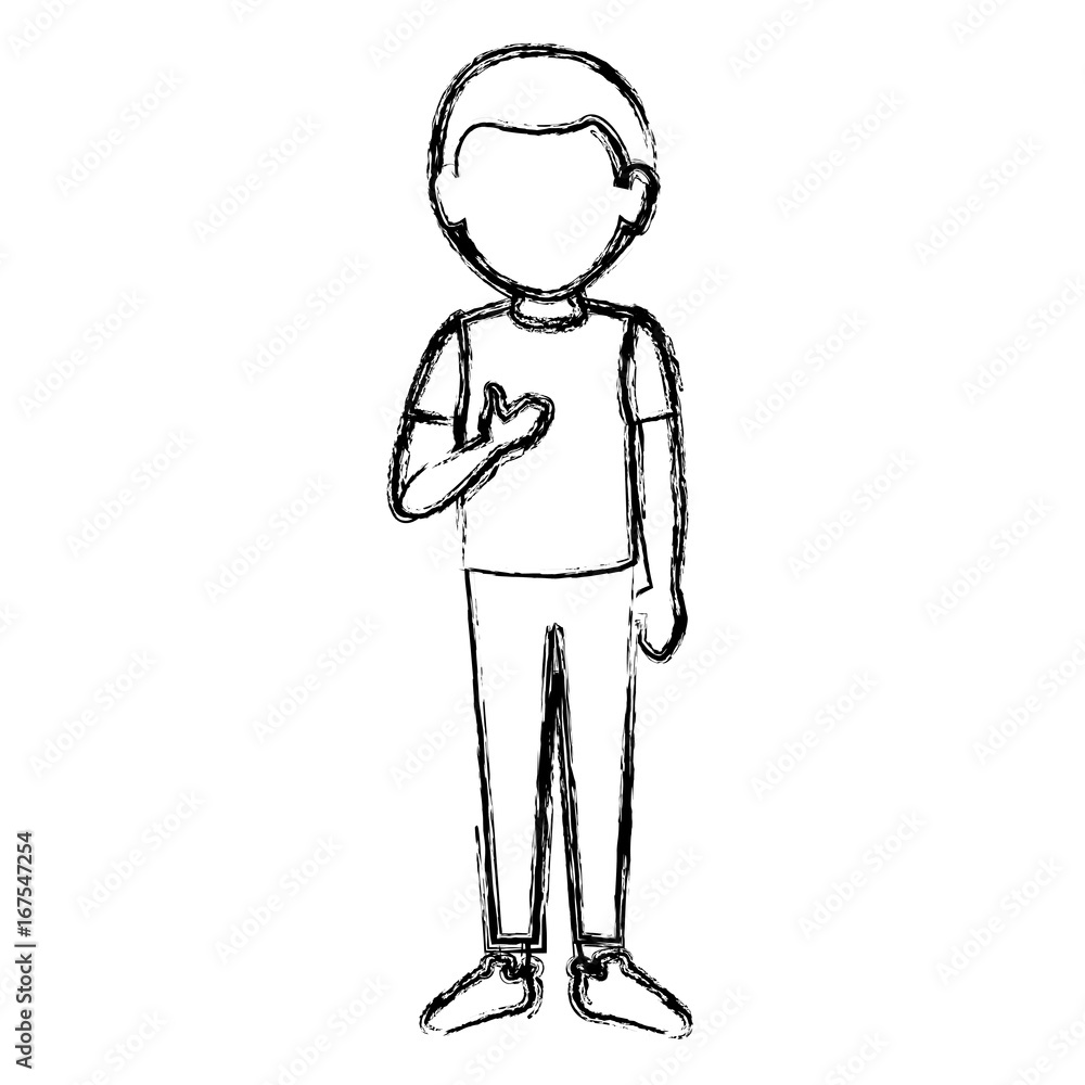 young man avatar character vector illustration design young man avatar character vector illustration design