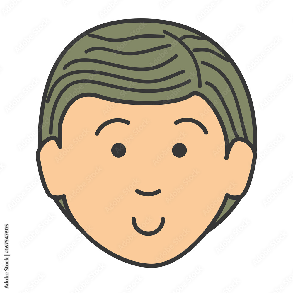 young man head avatar character vector illustration design young man head avatar character vector illustration design