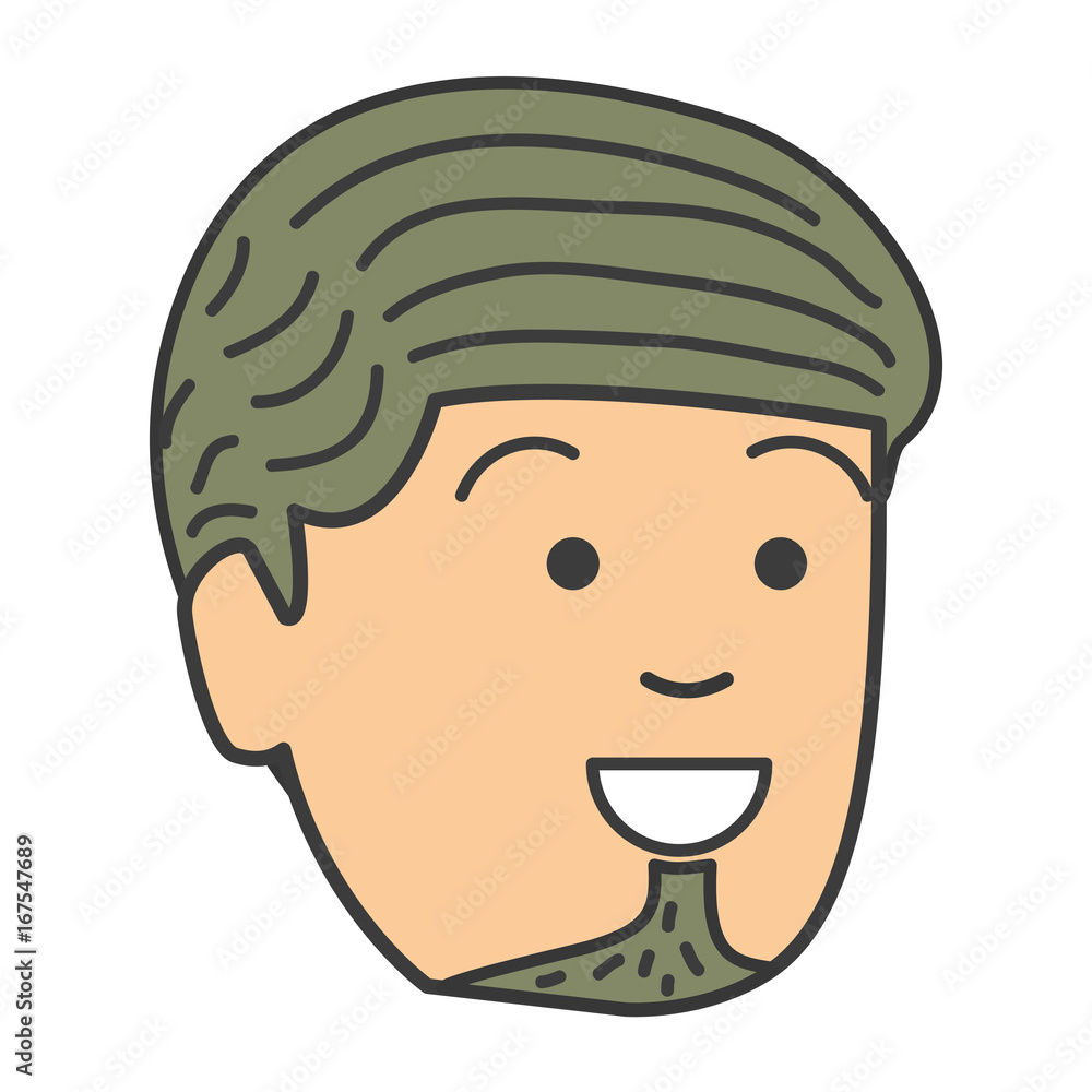 young man head avatar character vector illustration design young man head avatar character vector illustration design