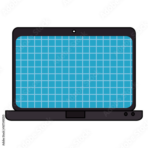 laptop computer isolated icon vector illustration design