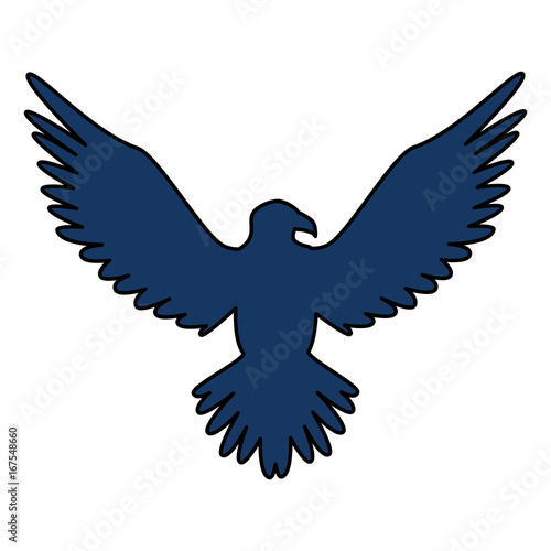 eagle american symbol icon vector illustration design © Gstudio