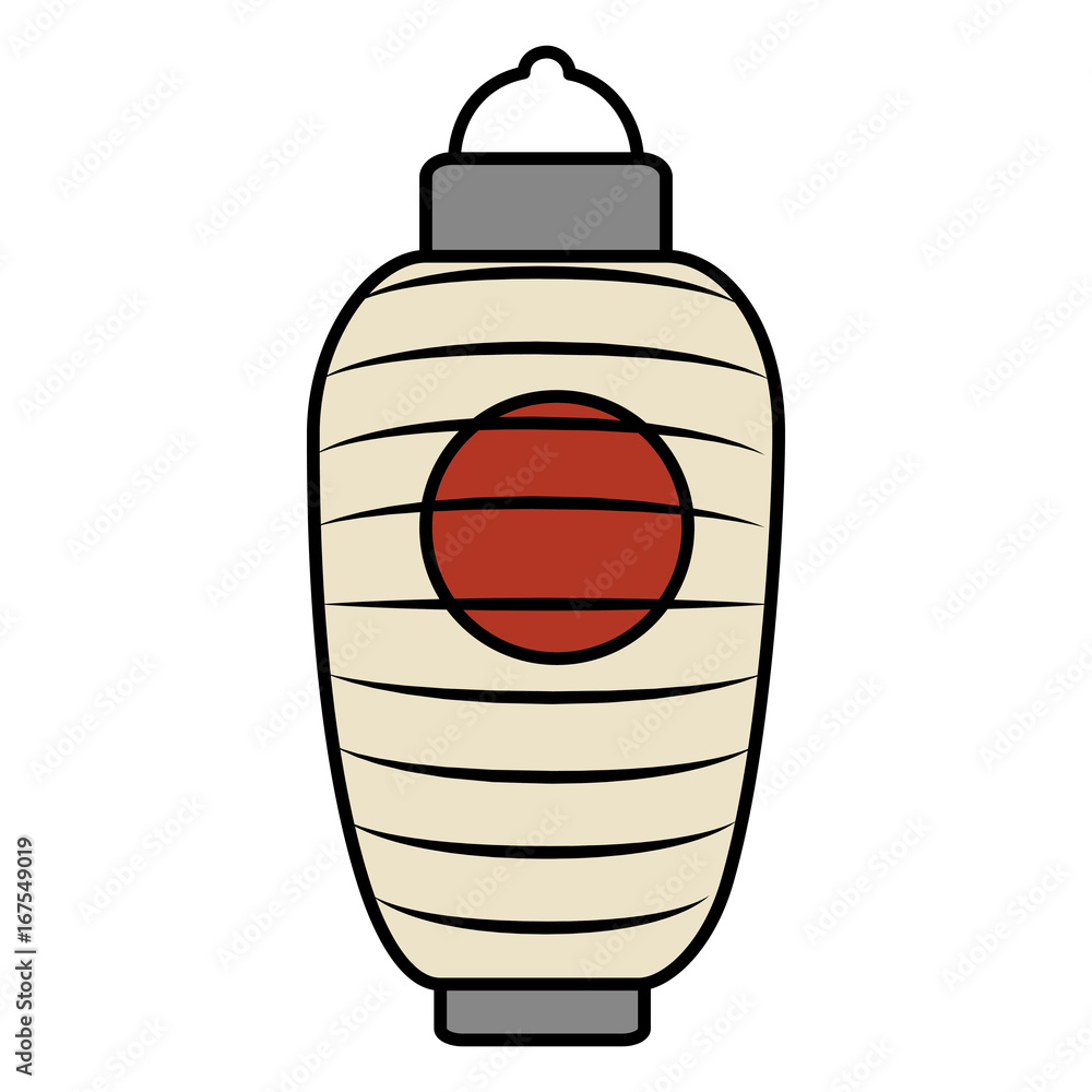 japanese lamp isolated icon vector illustration design japanese lamp isolated icon vector illustration design