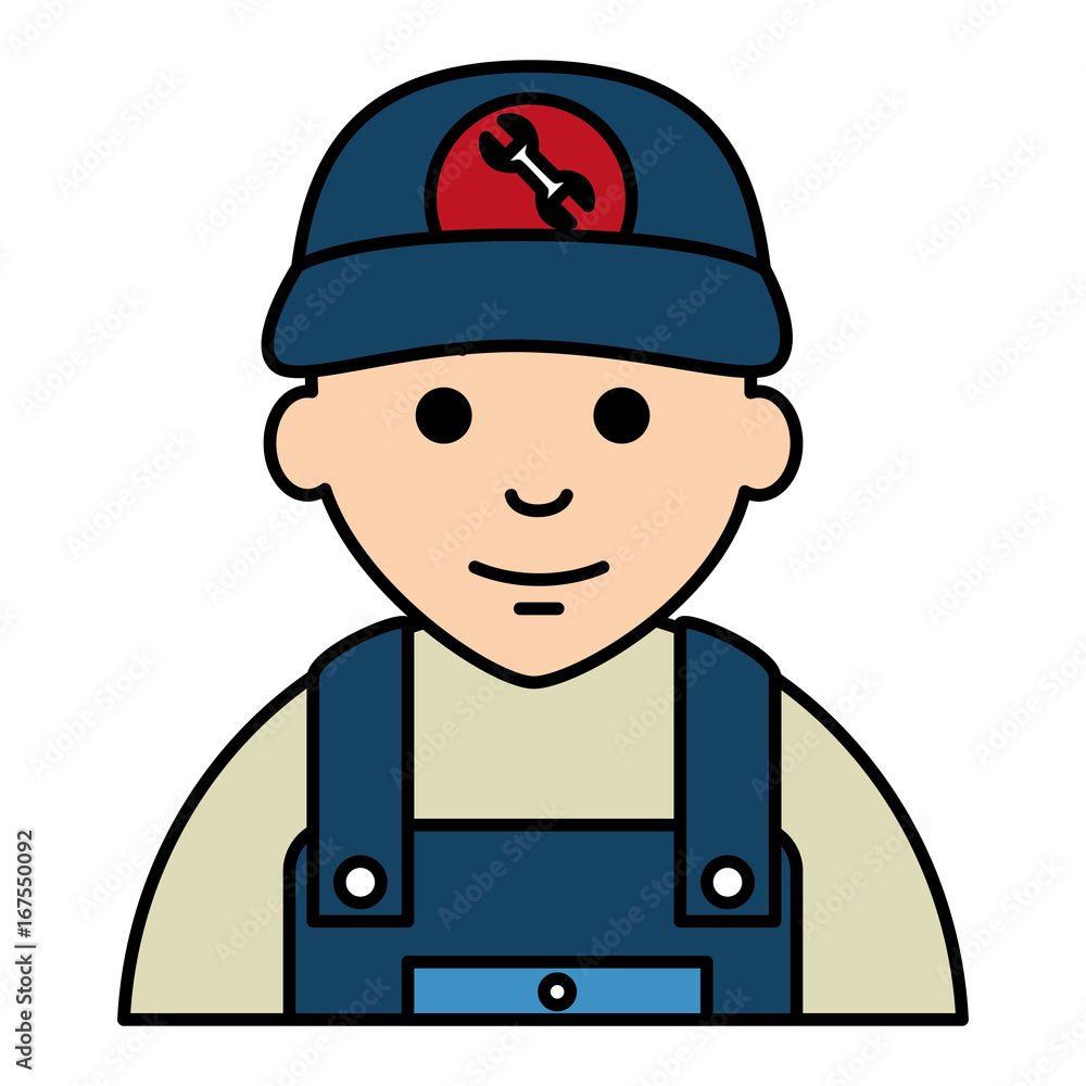 mechanic avatar character icon vector illustration design mechanic avatar character icon vector illustration design