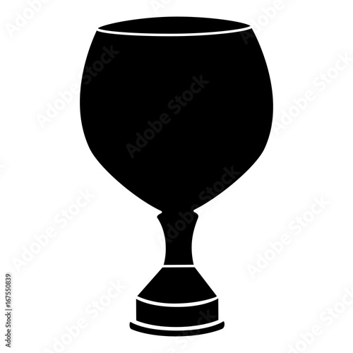 trophy cup isolated icon vector illustration design