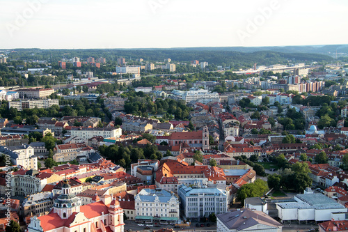City of Vilnius (Lithuania), aerial view © Asta Plechaviciute
